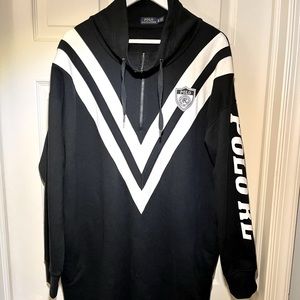 Women’s XL black and white Ralph Lauren Polo dress